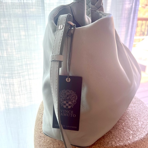 $208 NWT Sold Out Vince Camuto Jordy tote bag leather purse crossbody handbag - Picture 3 of 4